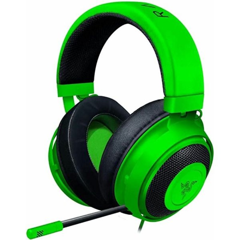 Slušalice Razer Kraken, žičane, gaming, mikrofon, over-ear, PC, PS4, Xbox, Switch, zelene