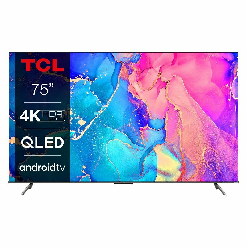 TCL QLED TV 75" 75C635, Google TV