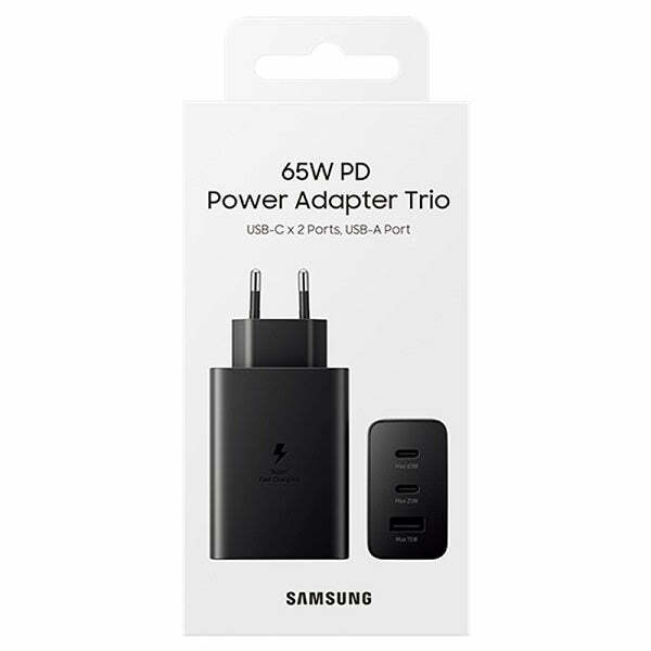 Samsung trio brzi kućni punjač bez kabela 65W crni