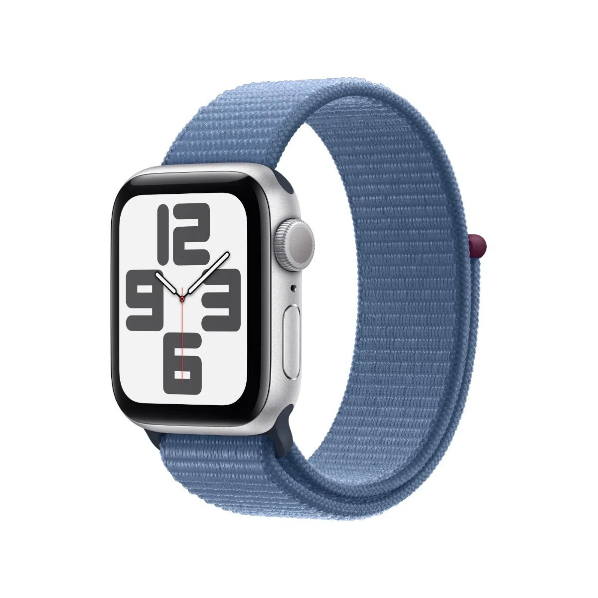 Apple Watch SE2 v2 GPS 40mm Silver aluminium case with Winter Blue sport loop