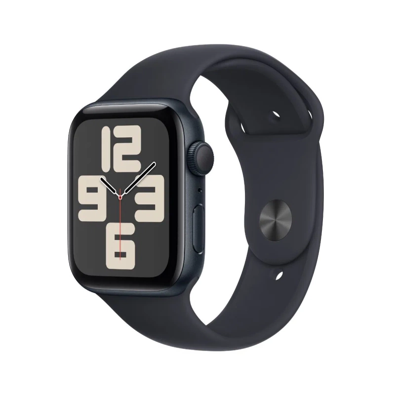 Apple Watch SE2 v2 GPS 44mm Midnight aluminium case with Midnight sport band - M/L