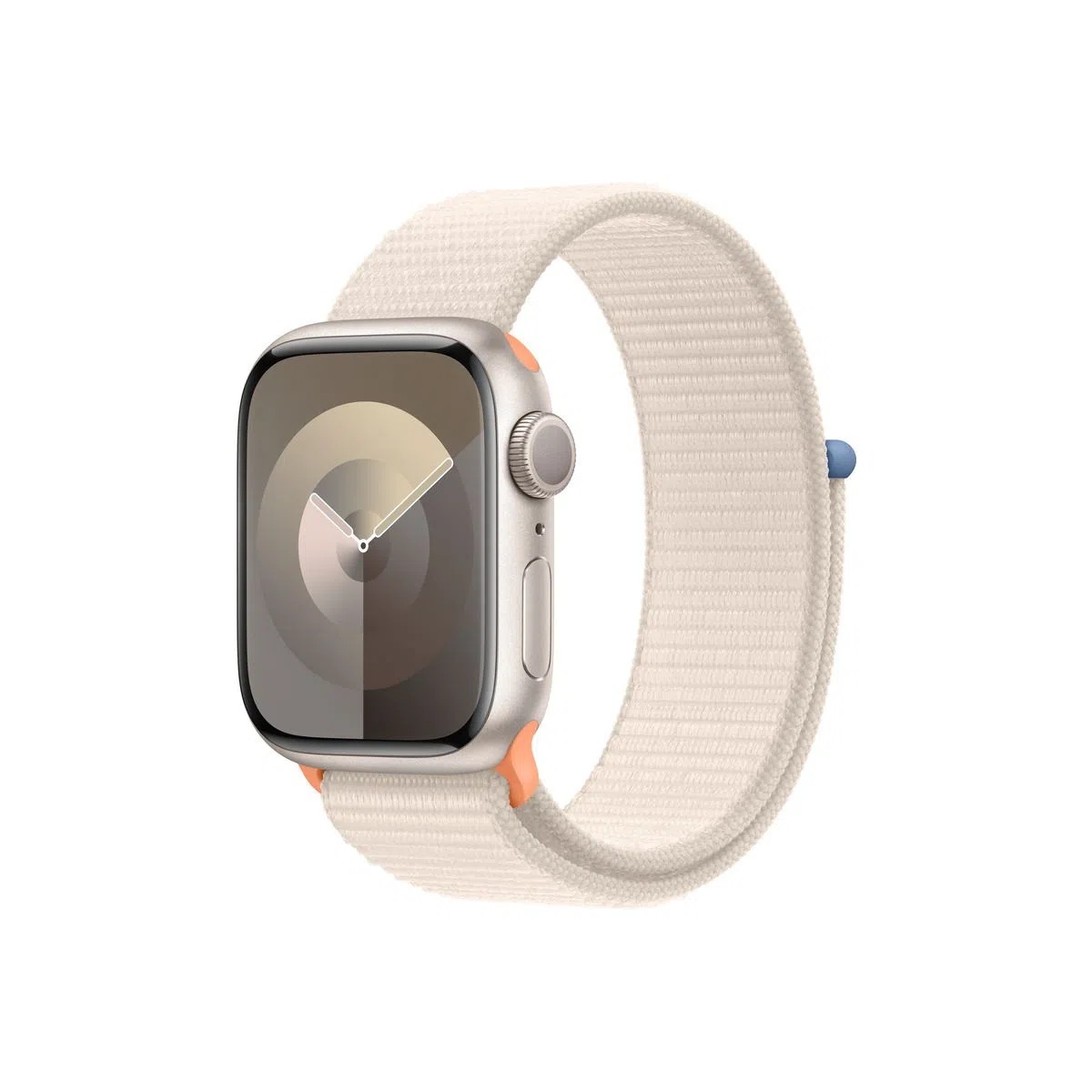 Apple Watch Series 9 GPS 41mm Starlight aluminium case with Starlight sport loop