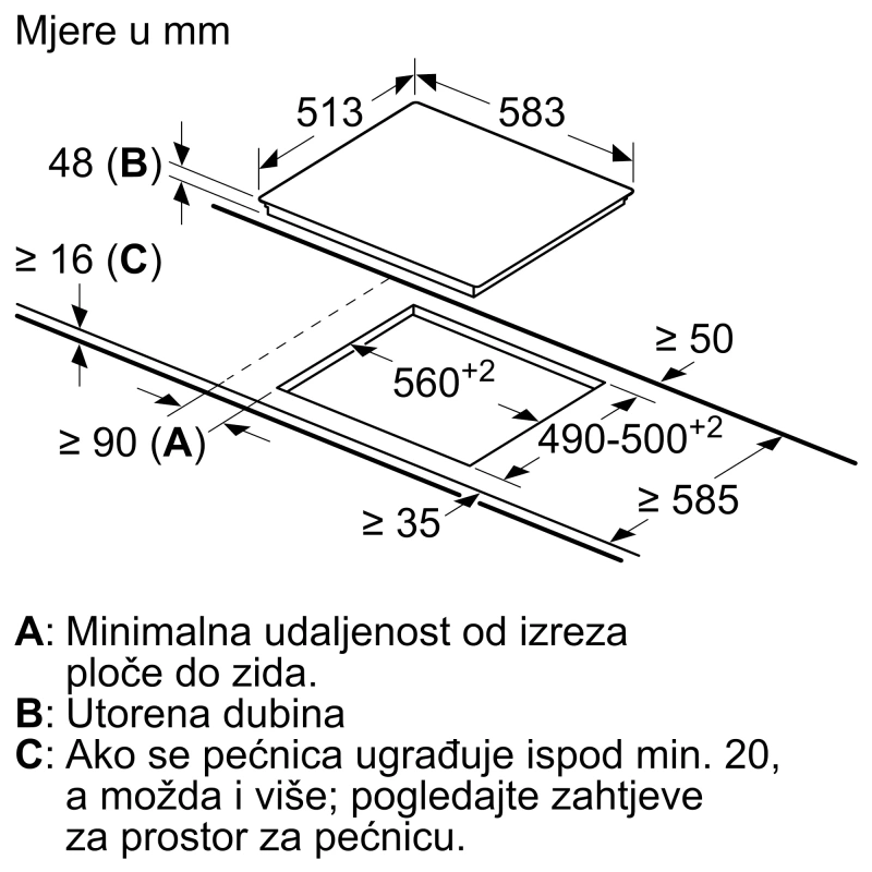 BOSCH Električna ploča PKN645BA2E