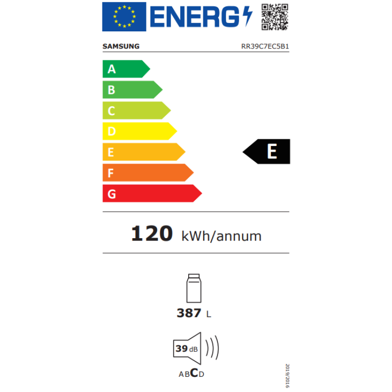 SAMSUNG hladnjak RR39C7EC5B1/EF