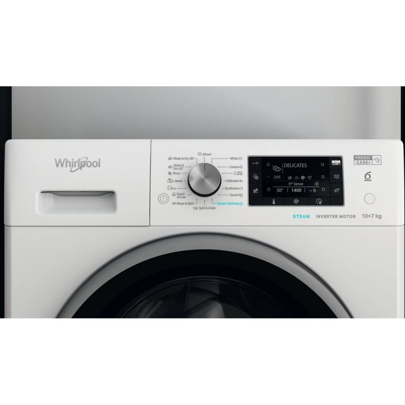 Whirlpool perilica-sušilica FFWDD 107426 BSV EE