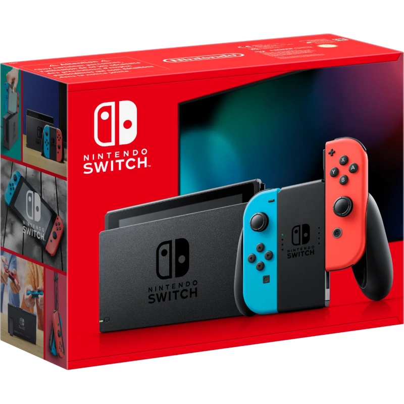 Nintendo Switch Console - Red & Blue Joy-Con HAD v1.1