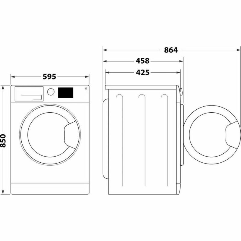 WHIRLPOOL WRBSB 6249 W EU perilica rublja SLIM