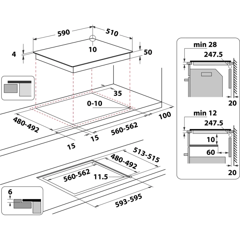 Whirlpool WB S2560 NE indukcija.