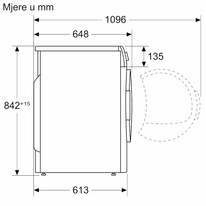 BOSCH sušilica rublja WQG14590BY