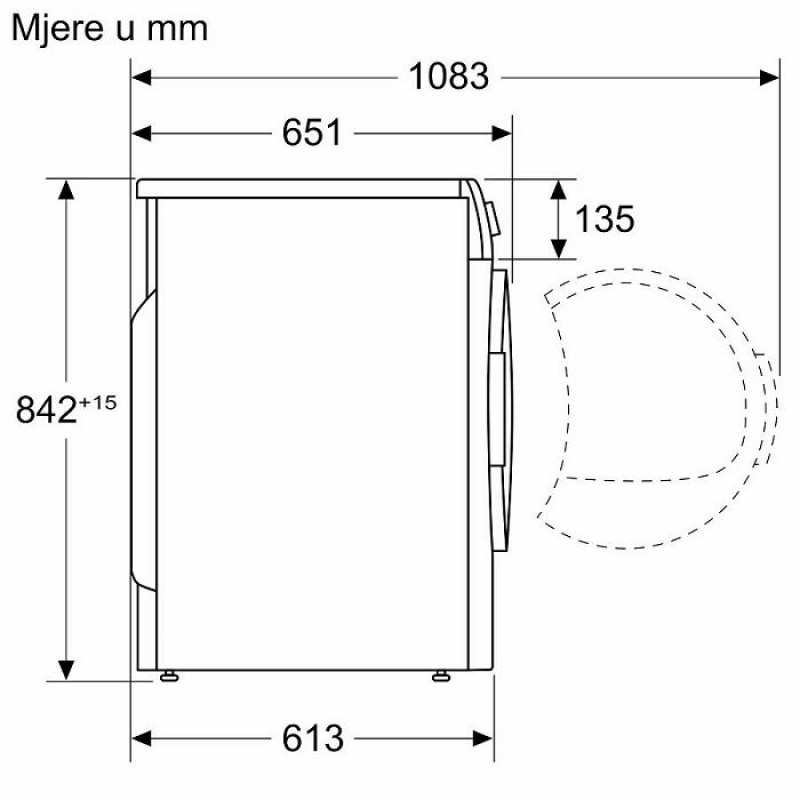 Bosch sušilica rublja WTH83002BY