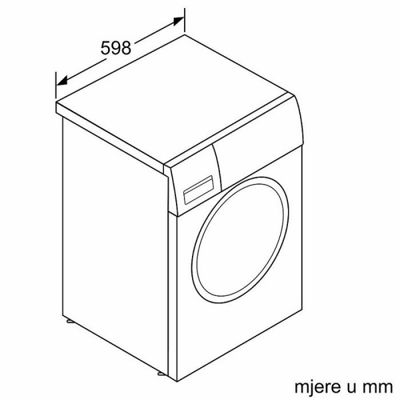 BOSCH perilica rublja WAN24167BY