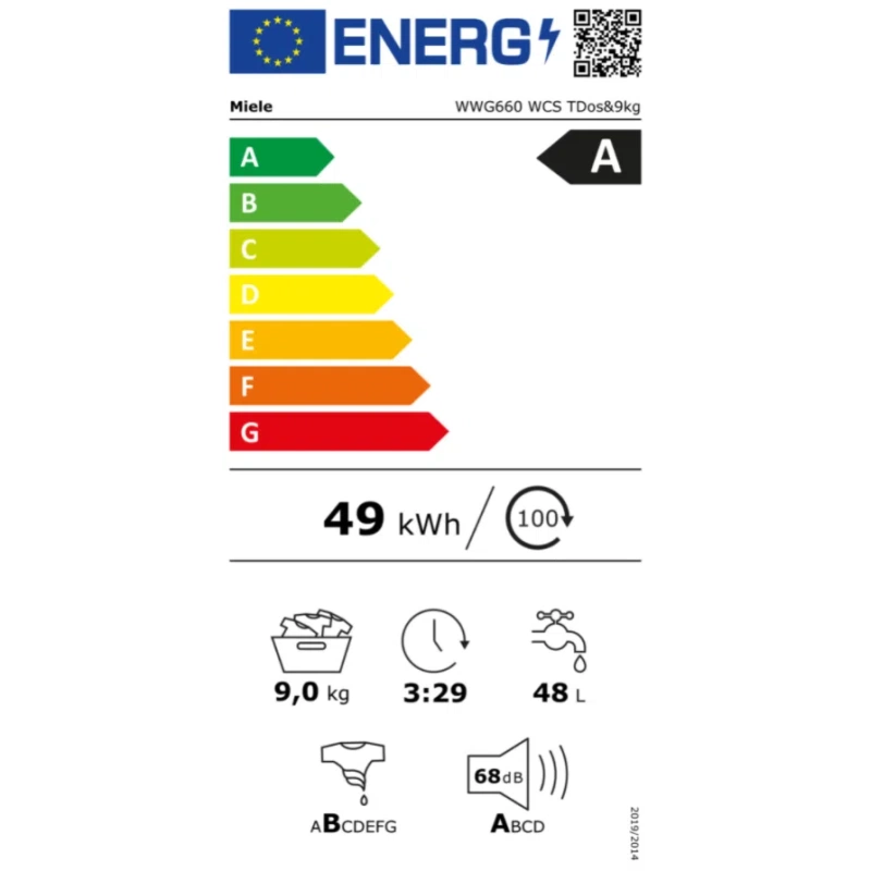 Miele Perilica rublja WWG 660 WCS Tdos