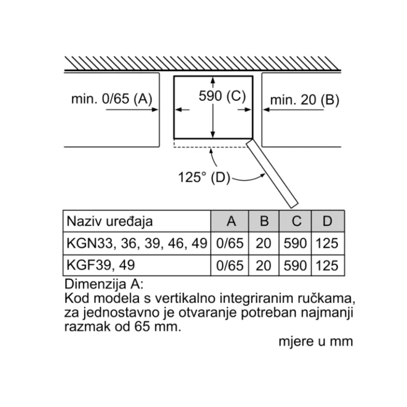 Bosch Hladnjak kombinirani KGN33NLEB