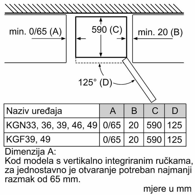 BOSCH hladnjak kombinirani KGN36VLED