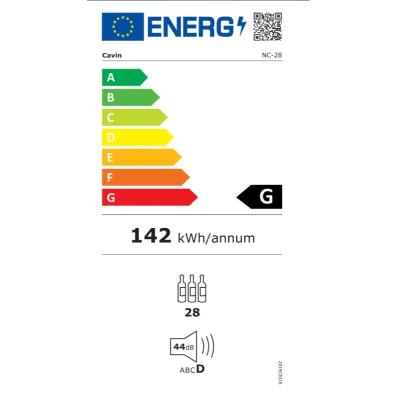 Cavin Samostojeći hladnjak za vino Northern Collection NC-28B