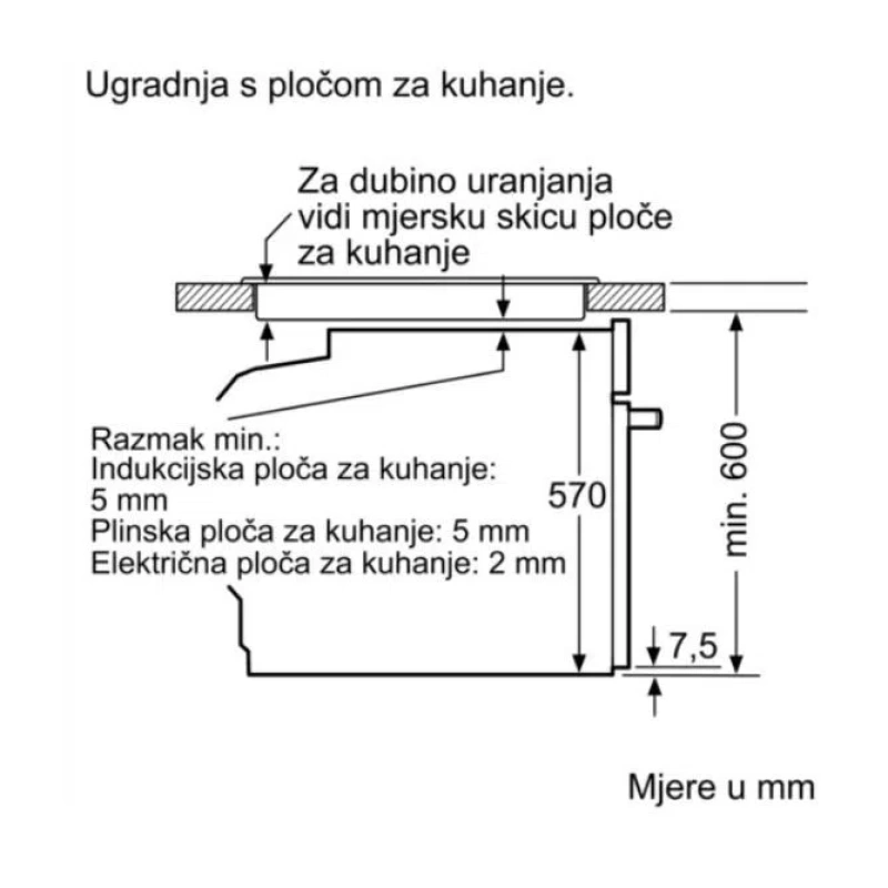 Bosch Pećnica ugradbena HBG5370S0