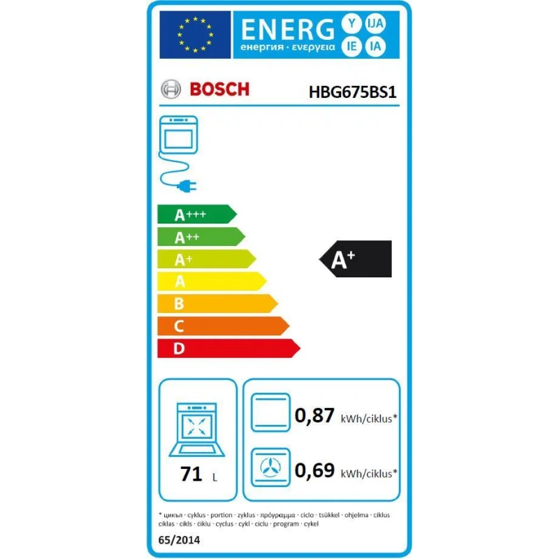 Bosch Pećnica ugradbena HBG675BS1