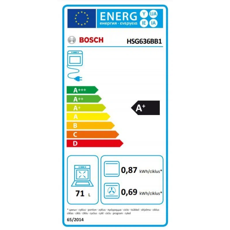 Bosch Pećnica ugradbena HSG636BB1