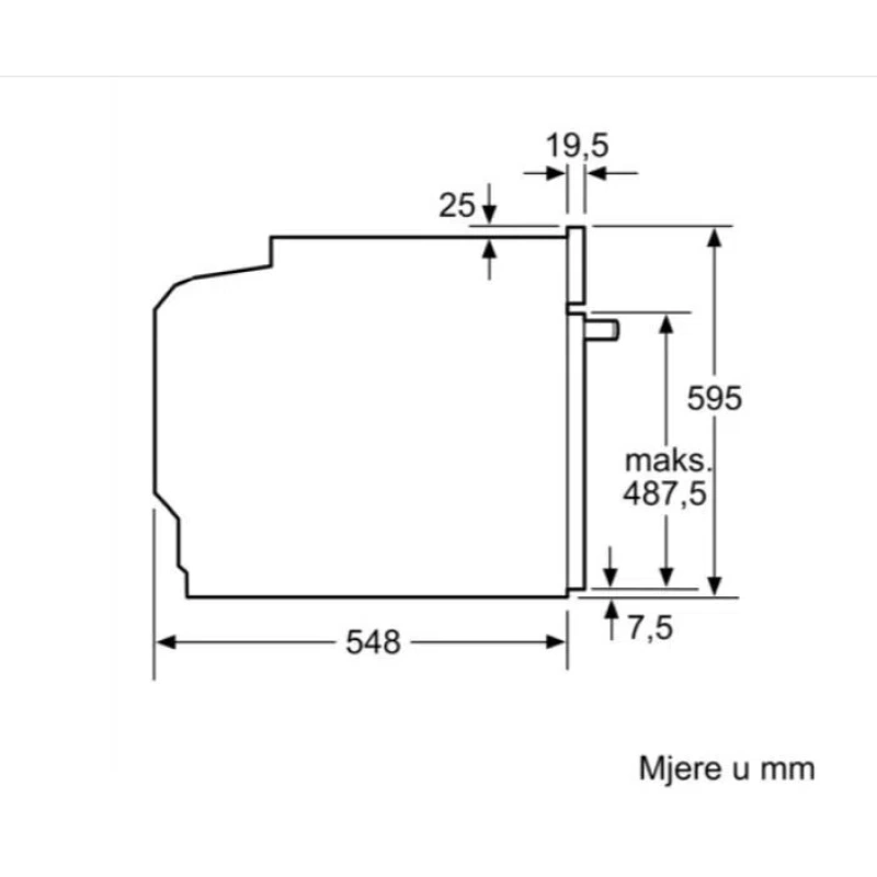 Bosch Pećnica ugradbena HBA573BS1