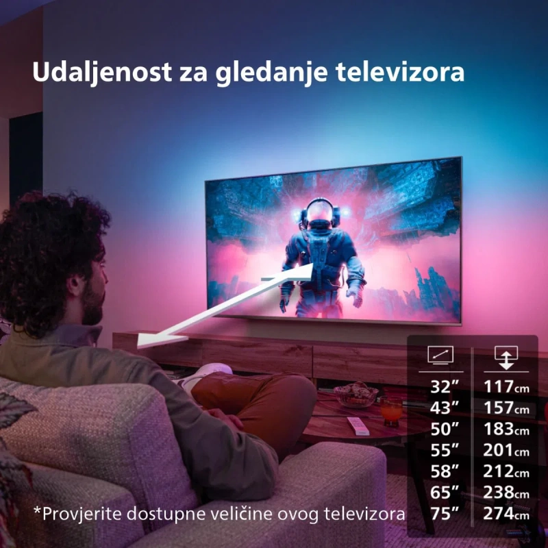 Philips 50'' 50PUS8518 Android TV Ambilight