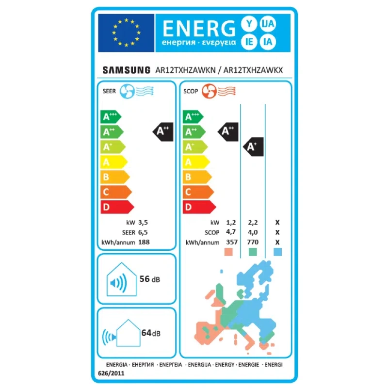 Klima uređaj 3,5kW Samsung Luzon