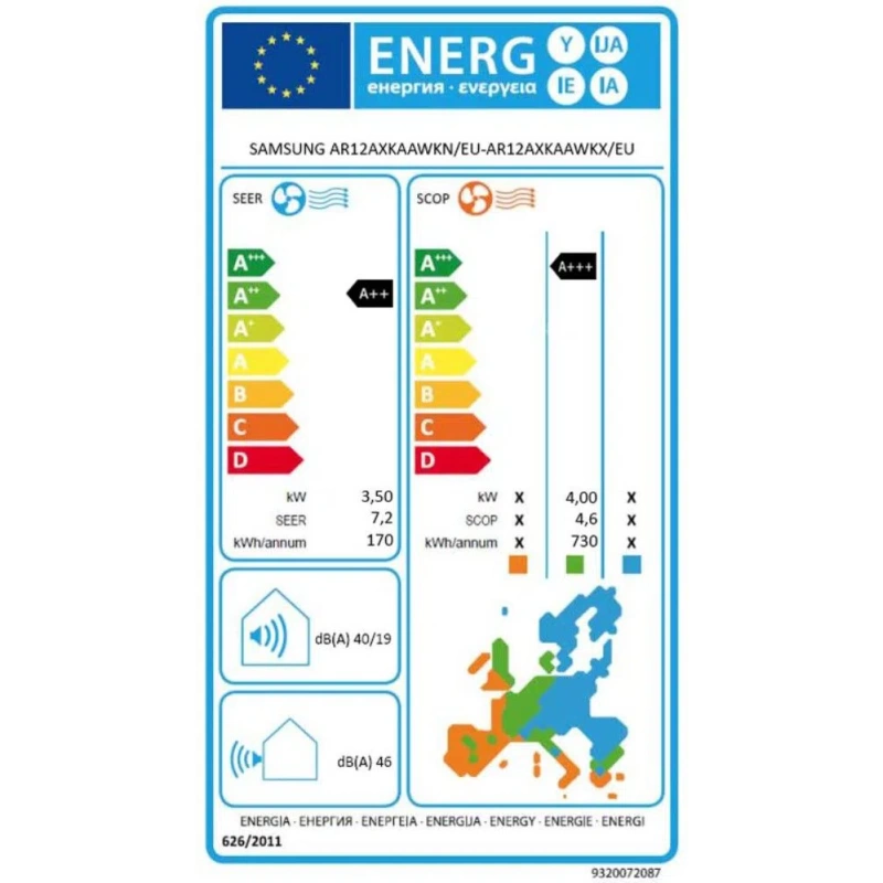 Klima uređaj 3,5kW Samsung Wind Free Pure 1.0