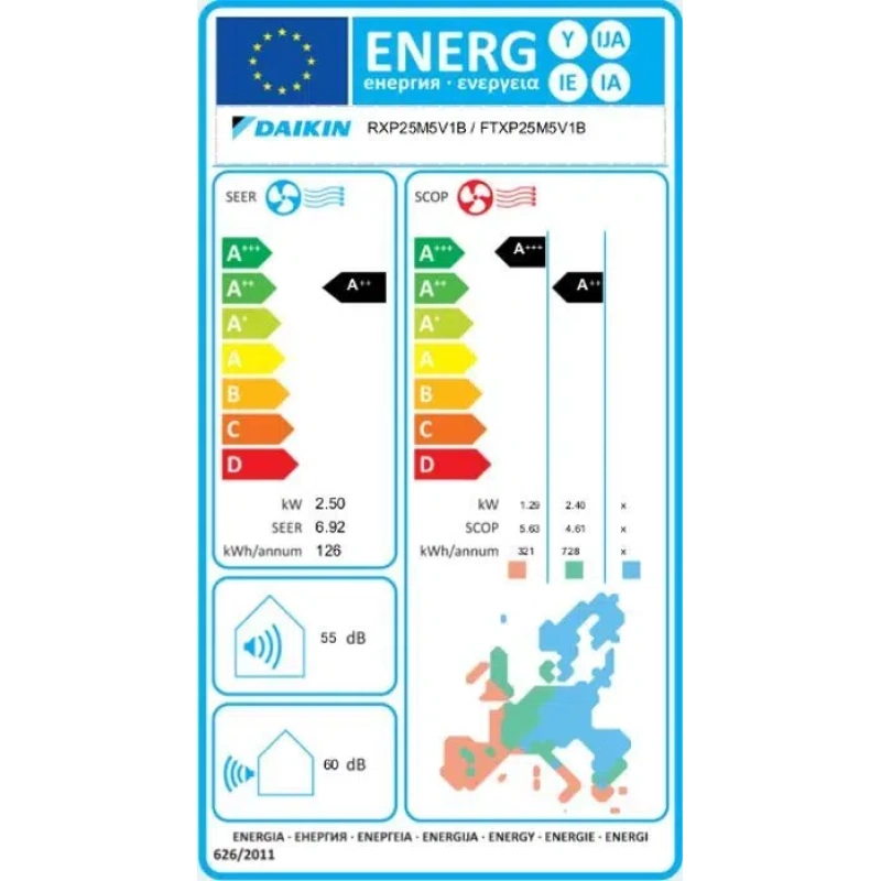 Klima uređaj 2,5kW Daikin COMFORA