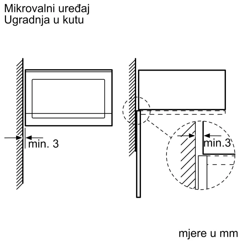 Bosch ugradbena mikrovalna pećnica BFL554MS0