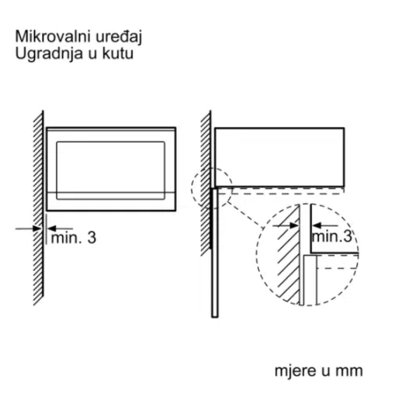 Bosch BFL523MS0 ugradbena mikrovalna pećnica