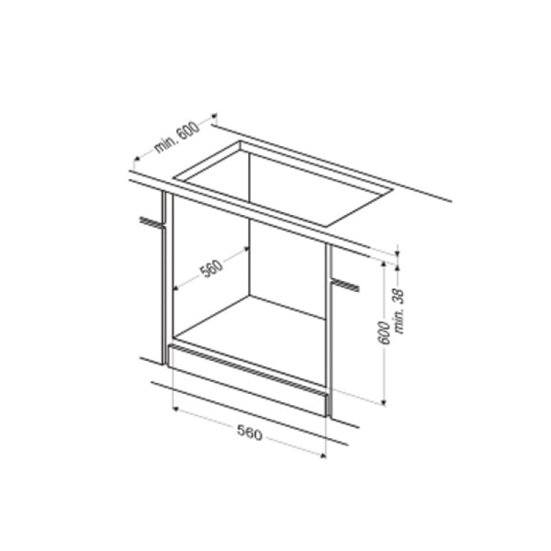 Amica ugradbena pećnica 10222.3EHbSm Fine Design