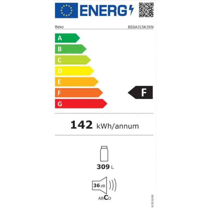 BEKO hladnjak ugradbeni BSSA315K3SN