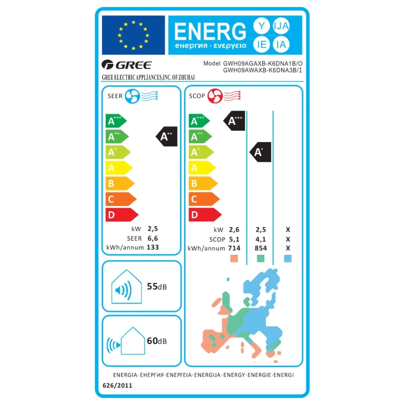 Klima uređaj 2,7kW Gree Cosmo Economical