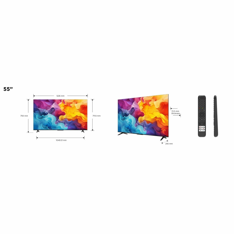 TCL 55'' 55V6B LED TV UHD Google TV