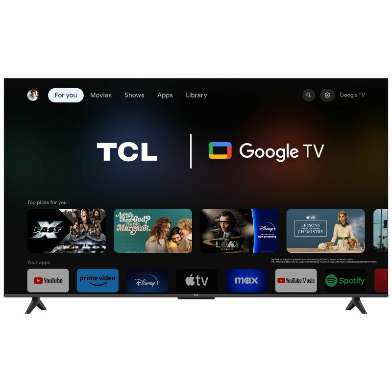 TCL 65'' 65V6B LED TV UHD Google TV