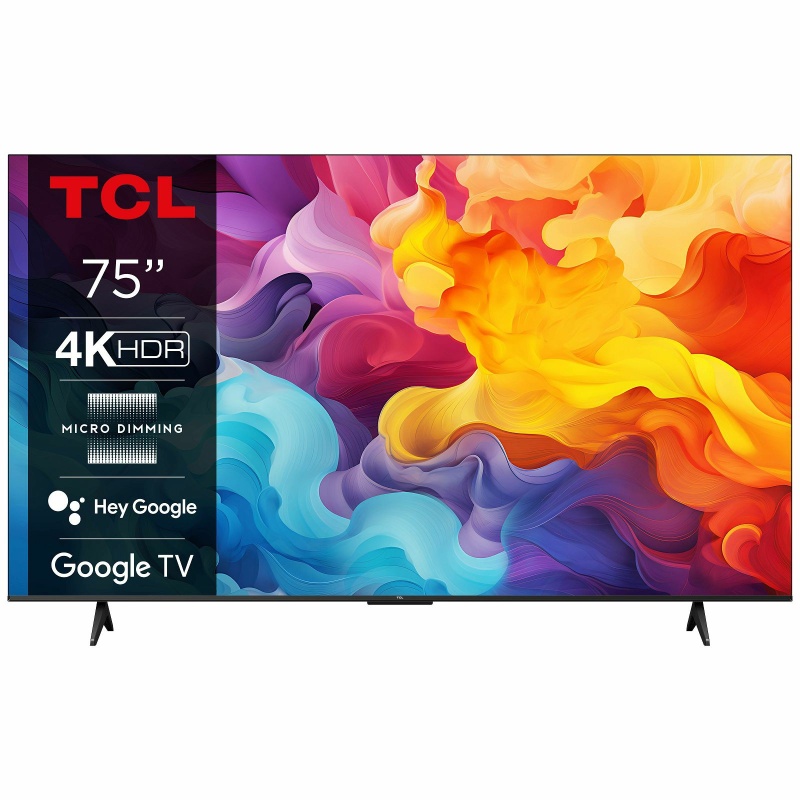 TCL 75" 75V6B LED TV UHD Google TV