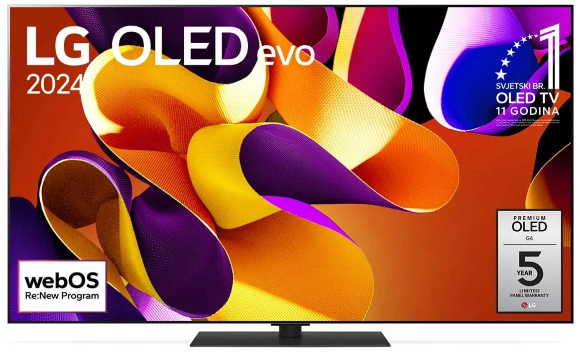 LG 65'' OLED OLED65G43LS sa stolnim nosačem