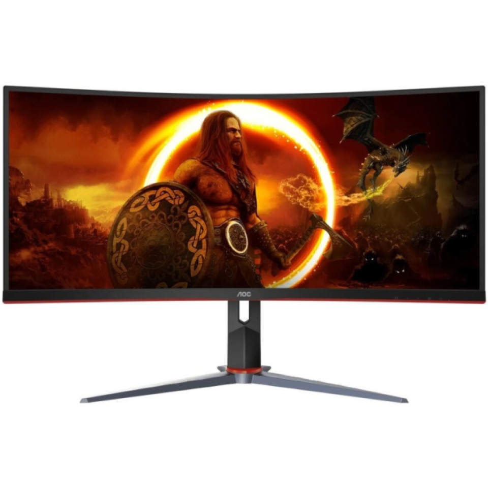 AOC Monitor 34" CU34G2XP WQHD VA 180Hz zakrivljeni