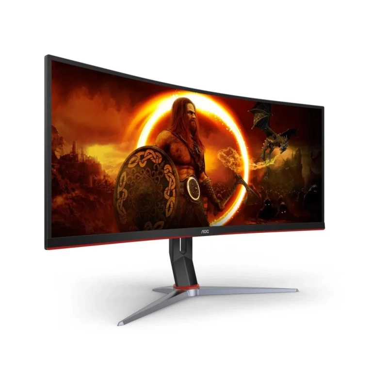 AOC Monitor 34" CU34G2XP WQHD VA 180Hz zakrivljeni