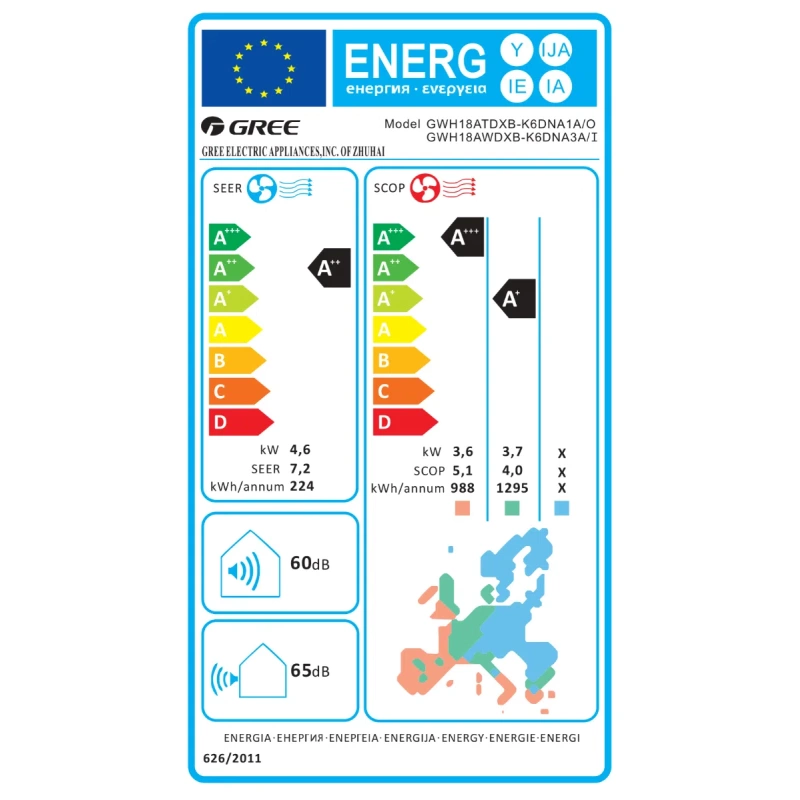 Klima uređaj 4,6kW Gree Cosmo Economical