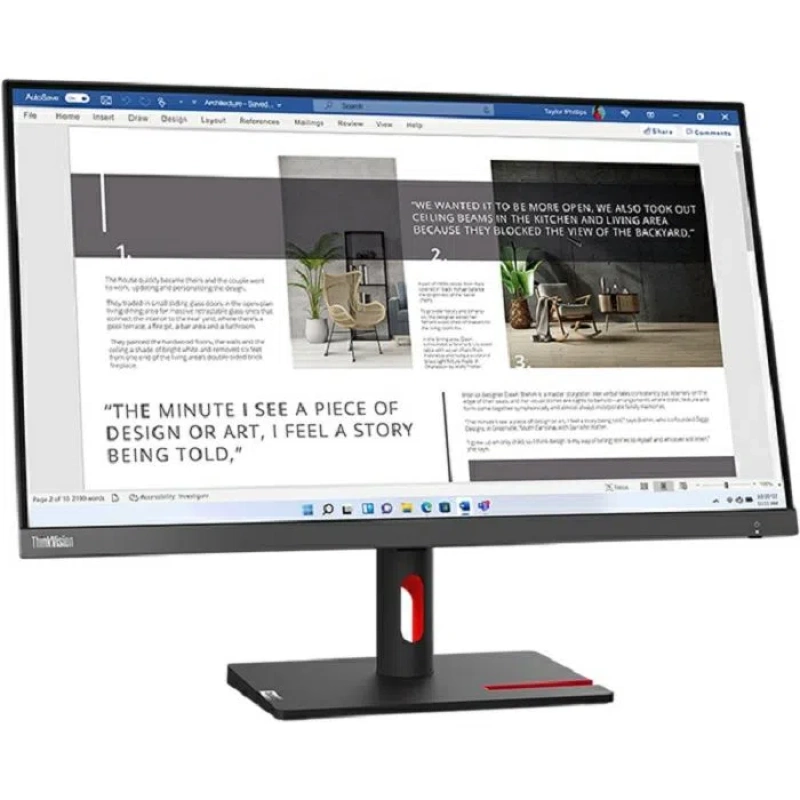 Lenovo Monitor 27" ThinkVision S27i-30 FHD IPS