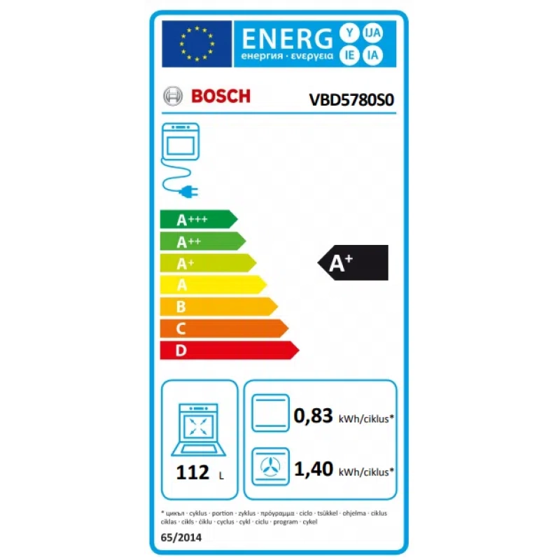 Bosch ugradbena pećnica 90cm VBD5780S0