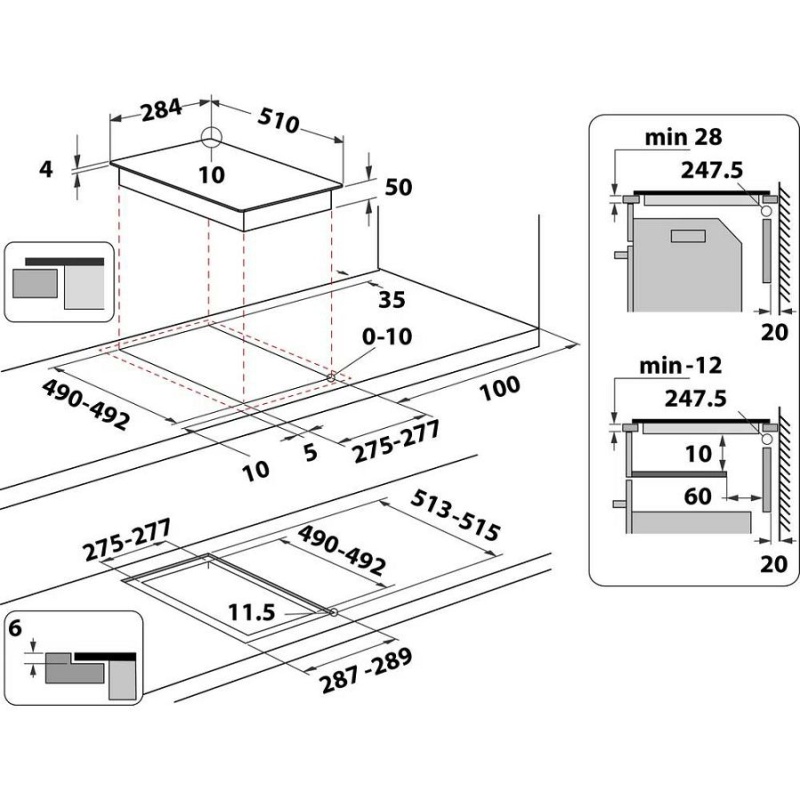 Whirlpool WS Q0530 NE indukcijska ploča za kuhanje