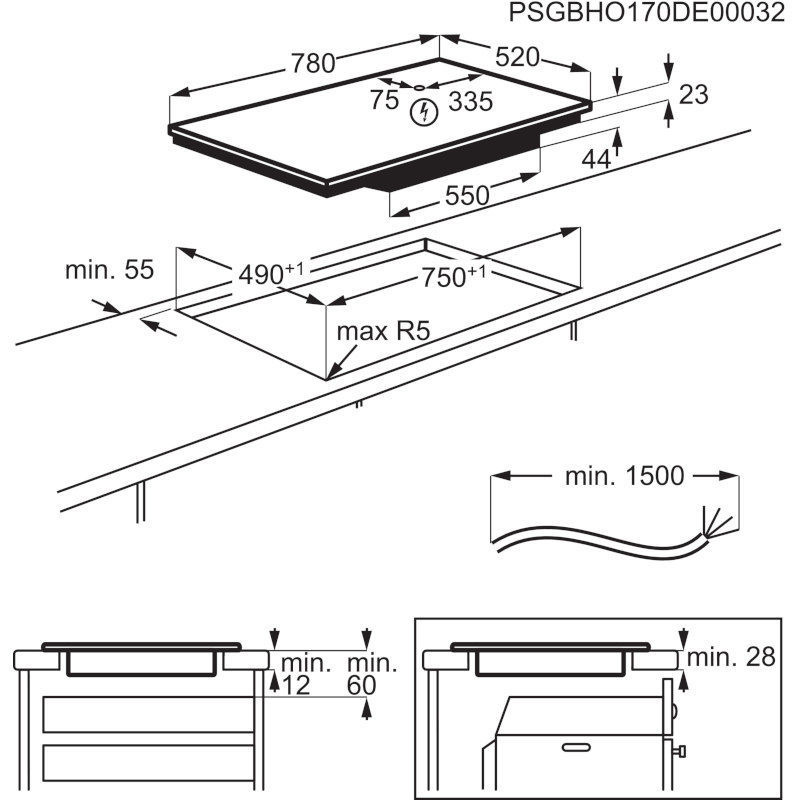 Electrolux ugradbena ploča EIV854