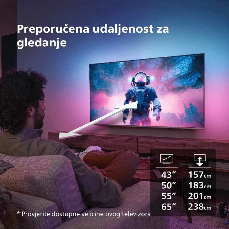 Philips 43'' 43PUS8919 Ambilight LED 4K UHD