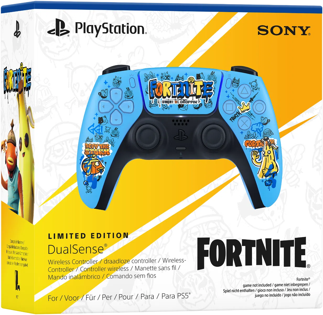 PS5 Dualsense Wireless Controller Fortnite Limited Edition