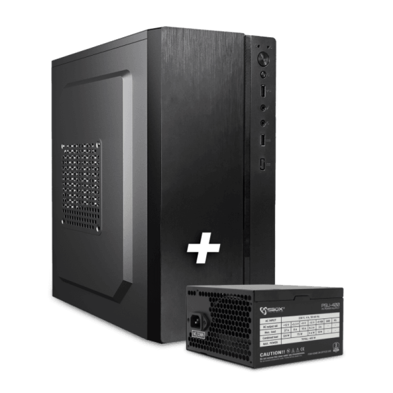 KUĆIŠTE SBOX PCC-05 microATX + NAPAJANJE PSU-400