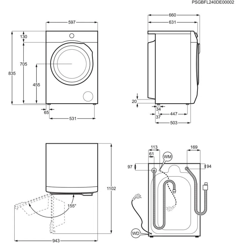 Electrolux perilica rublja EW7F3614UE