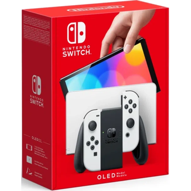 Nintendo Switch OLED Console - White Joy-Con