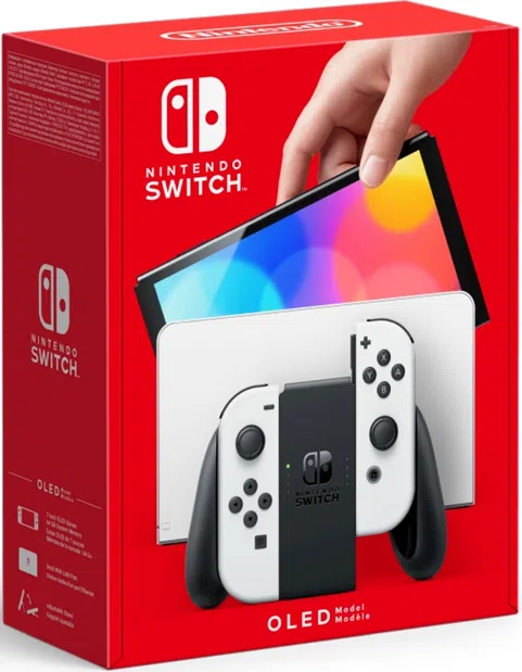 Nintendo Switch OLED Console - White Joy-Con