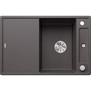 BLANCO AXIA III 45 S InFino SILGRANIT SIVI KAMEN, daska drvo, s dalj. upr.